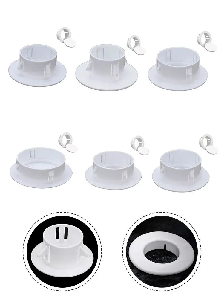 1PC 40-100mm Decorative Cover Wall Hole Cover Protective Vents Decor Cap Plastic Plug Suitable For Air Conditioning Holes