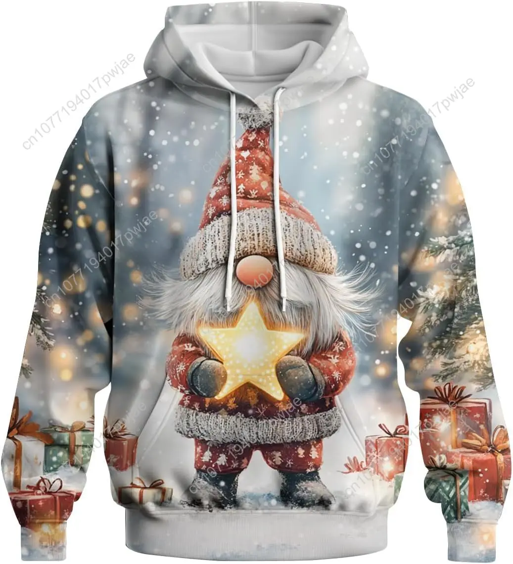 

Creative Christmas Hoodies for Men Women Funny Cool Sweatshirt Pullover Long Sleeve