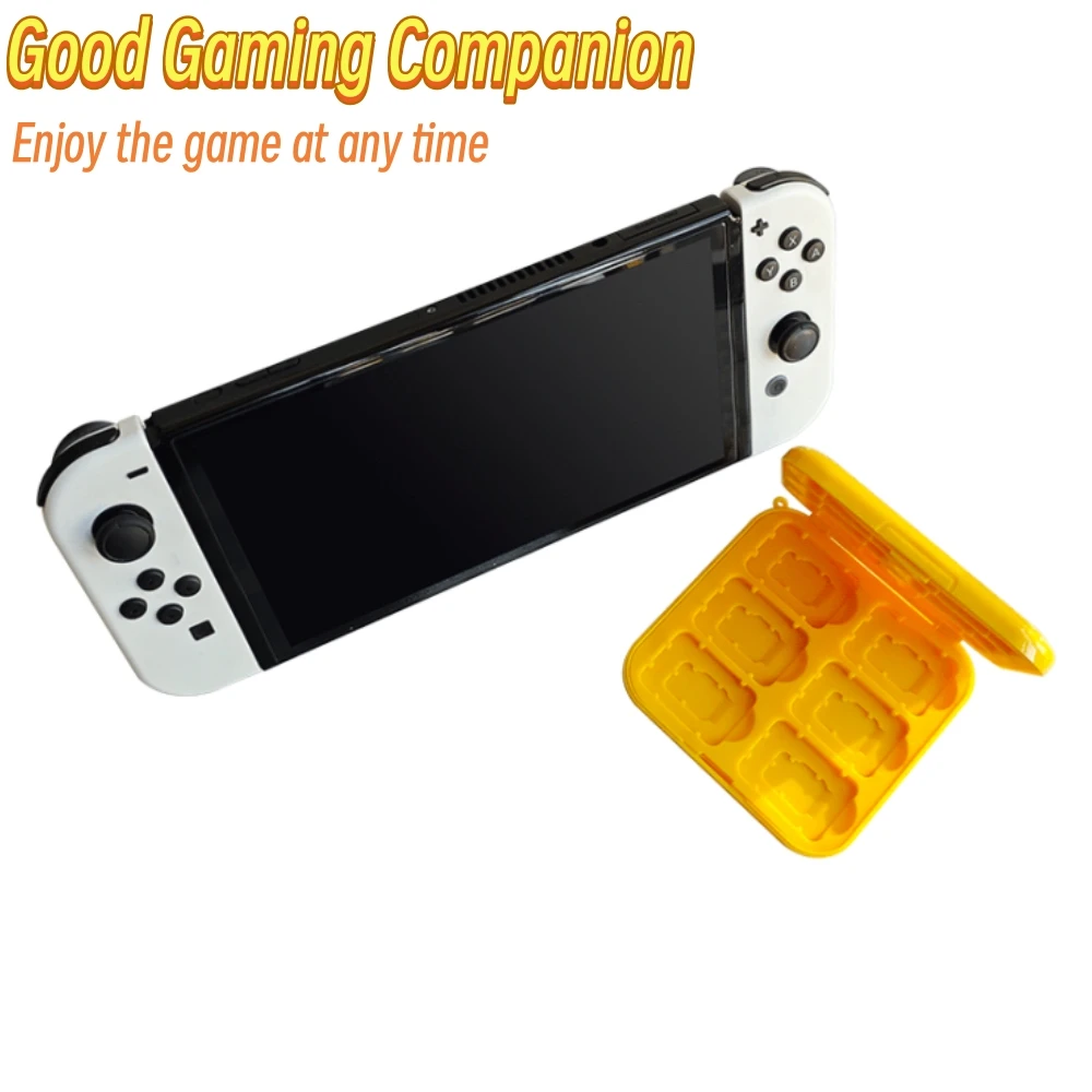 El más nuevo paquete de fundas para tarjetas de juego NS Switch, caja de almacenamiento de cartuchos de juego con 12 ranuras para tarjetas para Switch Lite, accesorios OLED protectores