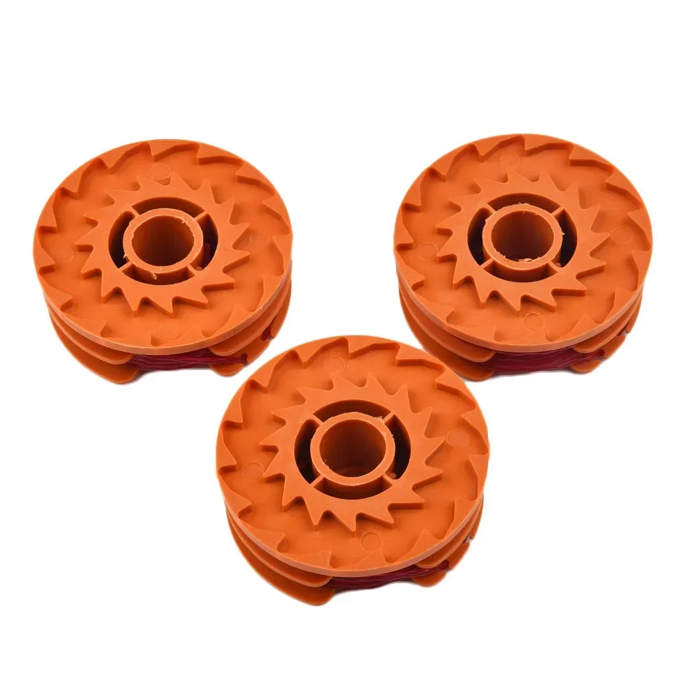 Upgrade Your Trimmer's Cutting Capability with For MET6032 MET4530 MET3525 For Worx WG1 Spool & Line Pack of 3