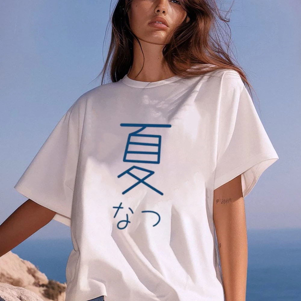 

Niche Fashion Style Japanese Harajuku Y2K 2000s Cotton Short Sleeves Has Personality Trend With Fusion Of Retro Harajuku Y2K