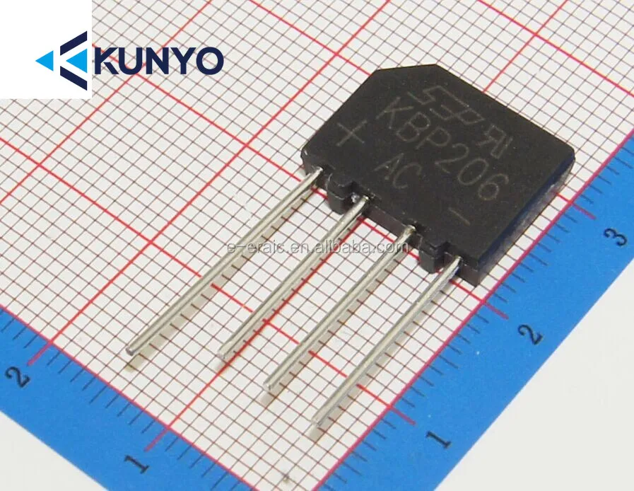 wholesale electronics component KBP310 KBP206 KBP210 KBP307 KBP410 KBP-4/DIP-4 Rectifier bridge diode