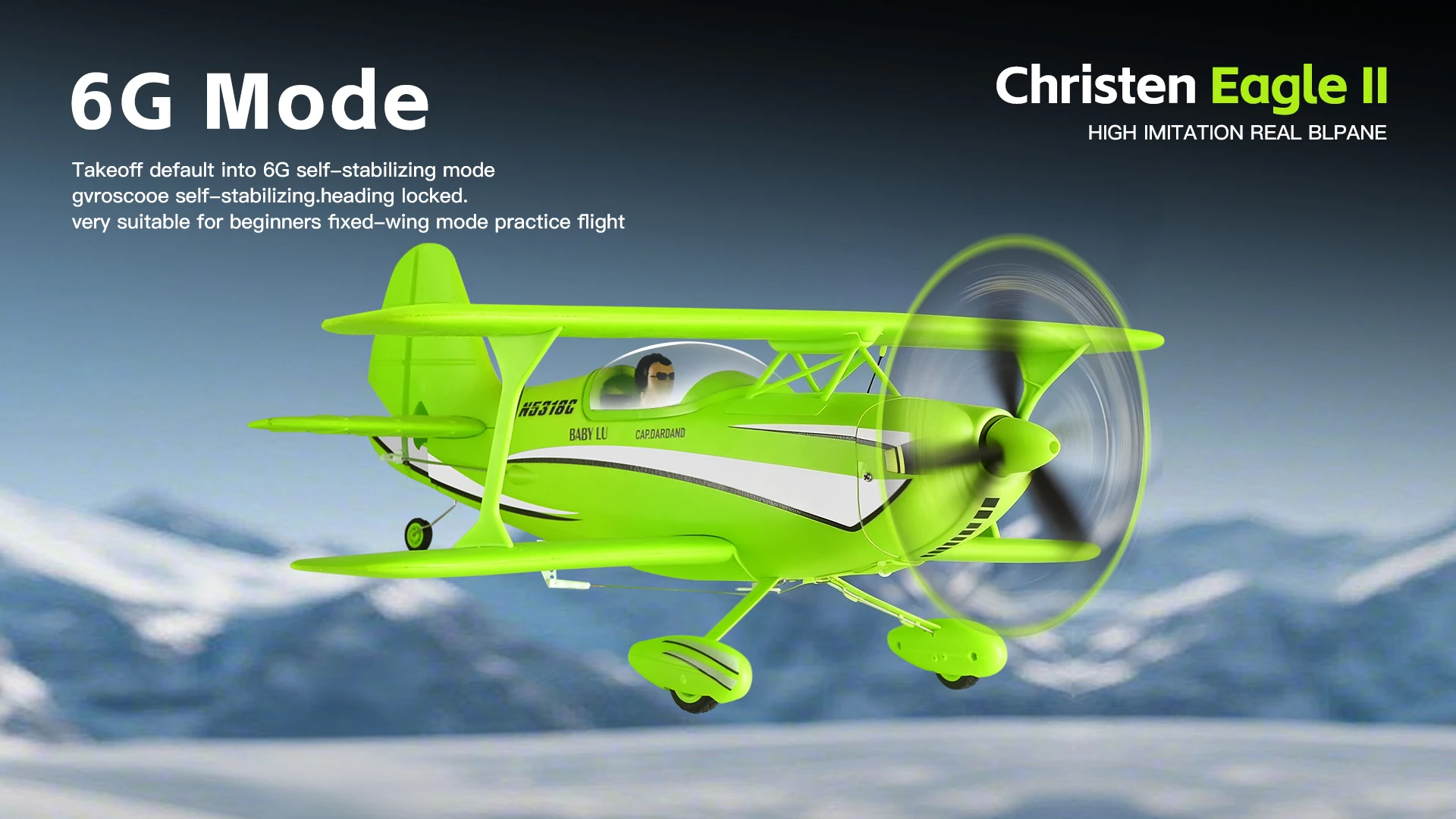 2026 WLtoys Remote-Controlled Aircraft A310 Brushless Motor 3D/6G With Gyroscope Dual Wings Four Channel Airplane Boy Toy Gift