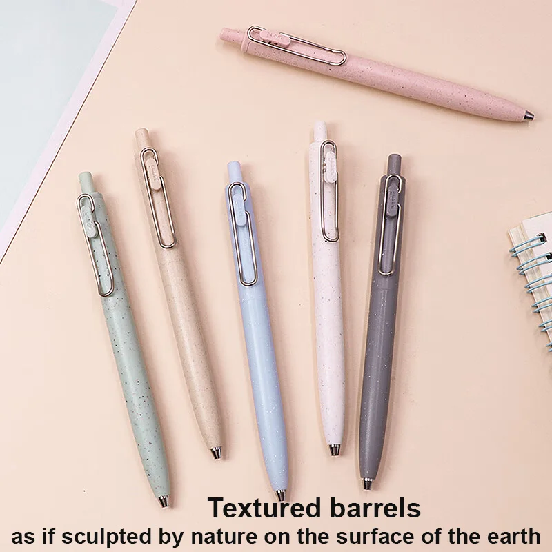 Uni-ball One Limited Pen Earth Texture Rod Low Center of Gravity Gel Pens, Waterproof Impermeable High Quality Japan Stationery