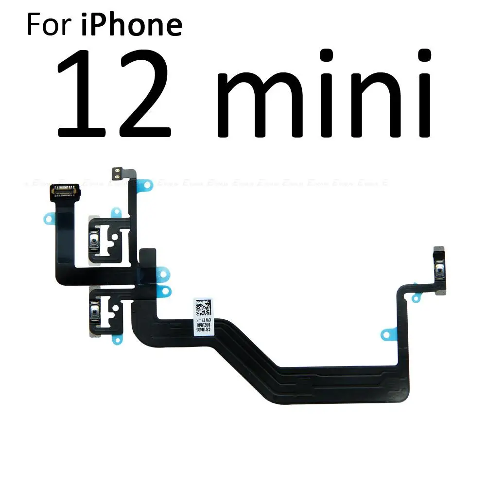 Volume Button ON OFF Key Mute Switch Power Silent Flex Cable For iPhone 13 12 mini 12 11 Pro Max Repair Parts