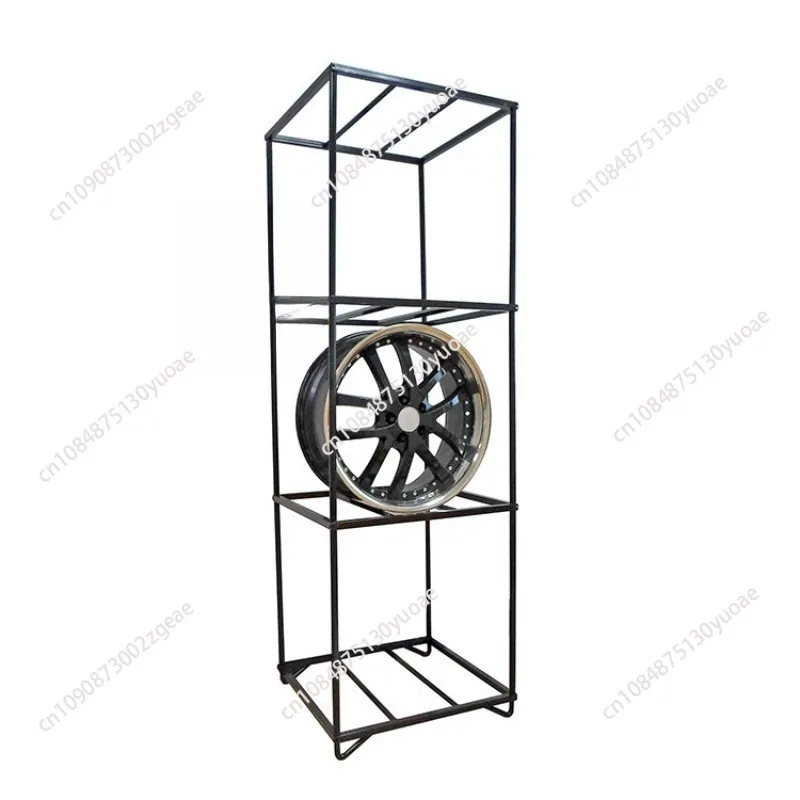 

Removable car car aluminum wheel display frame metal display frame 4 layers 22 inch wheel hub frame