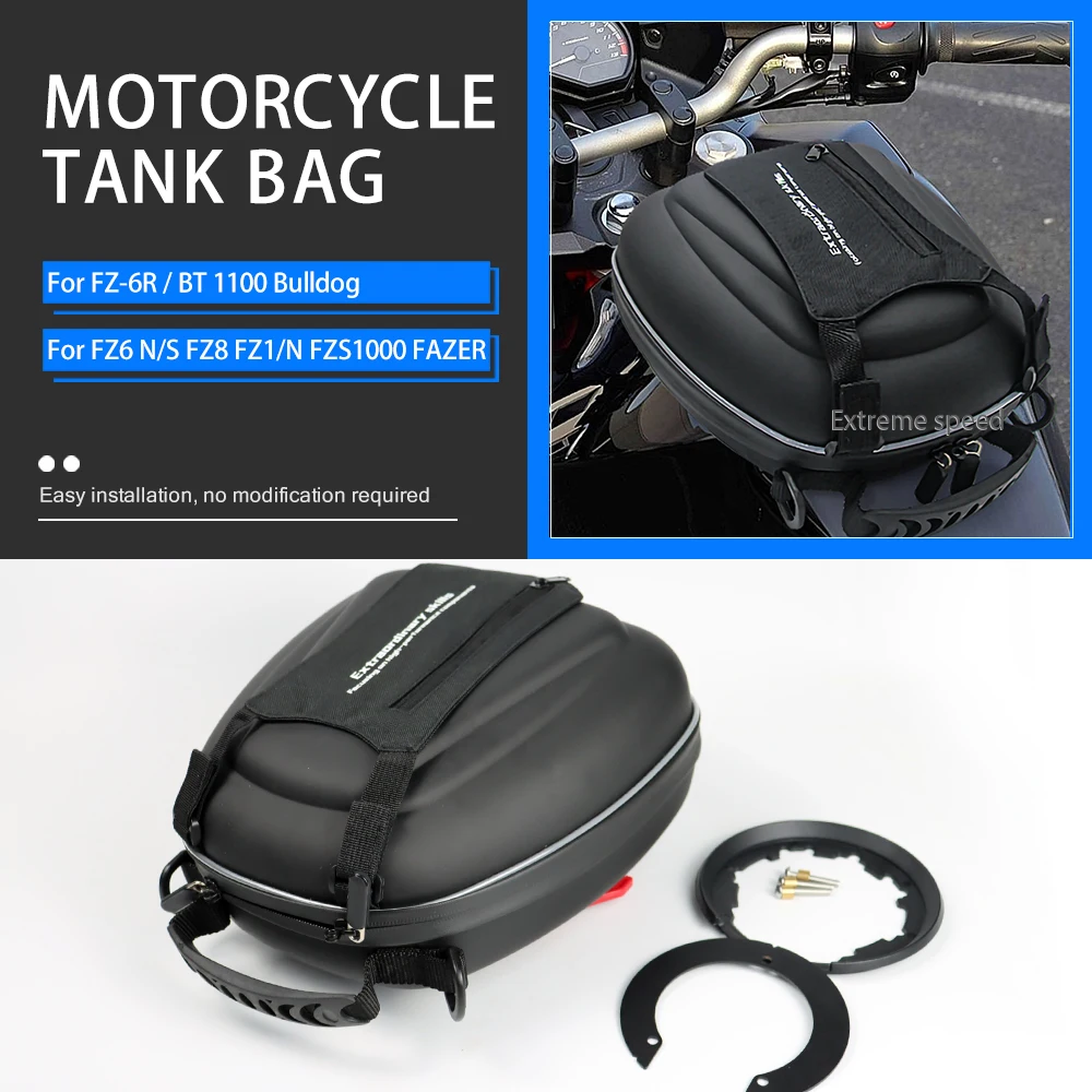 

Detachable Tanklock Flange Tank Bag Luggage For YAMAHA FZ-6R FZ6/N/S FZ8 FZ1/N FZS 1000 FAZER BT 1100 Motorcycle bags