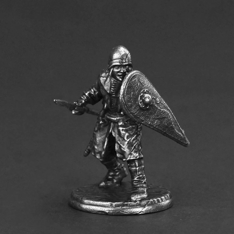 لوحة معدنية لعبة قطعة شخصيات جندي المشاة Asgardian نموذج سطح المكتب ملحقات زينة مصغرة داخلية للسيارة