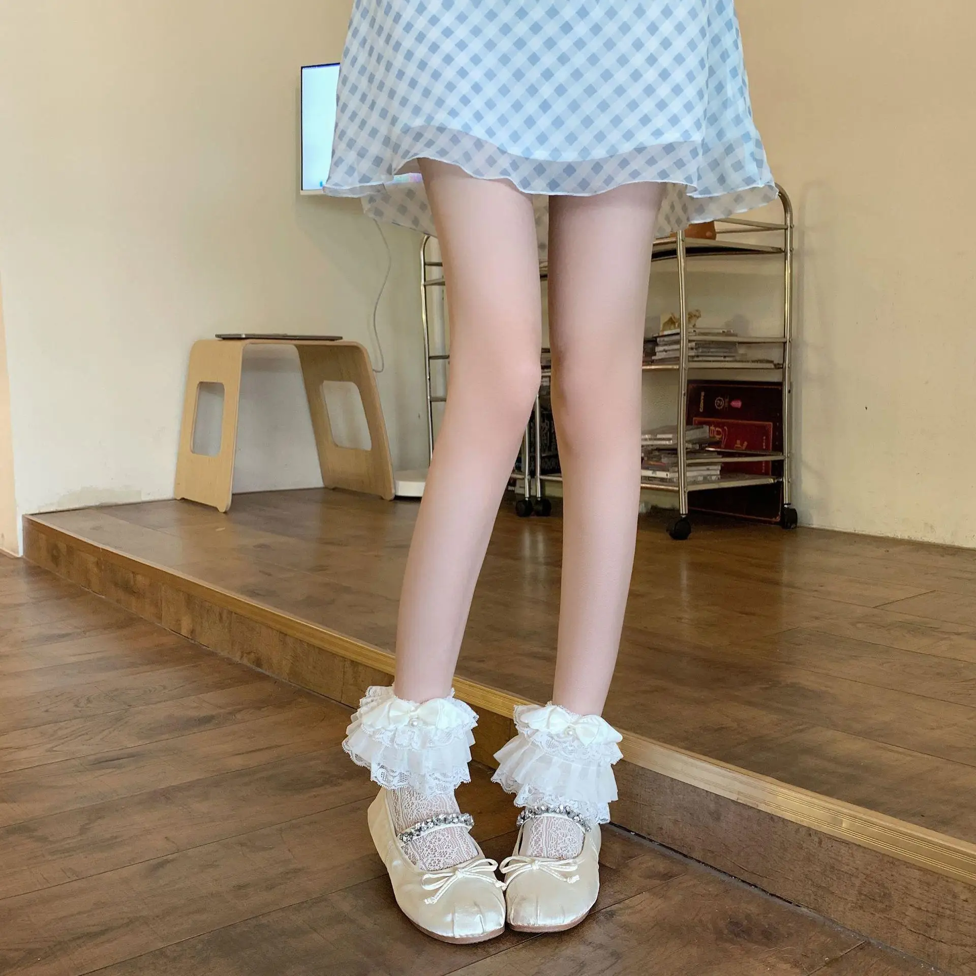 meias-curtas-femininas-estilo-lolita-doce-com-renda-multicamadas-estilo-bale-estampa-floral-algodao-respiravel-primavera-verao