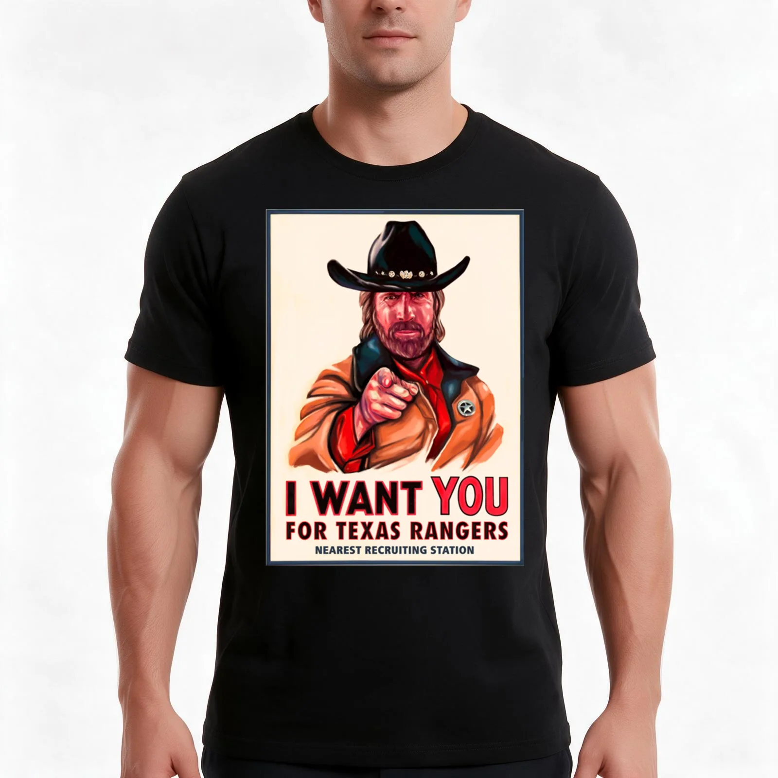 Chuck Norris Classic T-Shirt Summer Casual Cotton Tee Oversized Streetwear Tops Vintage Graphic Print Loose Fit Short Sleeve