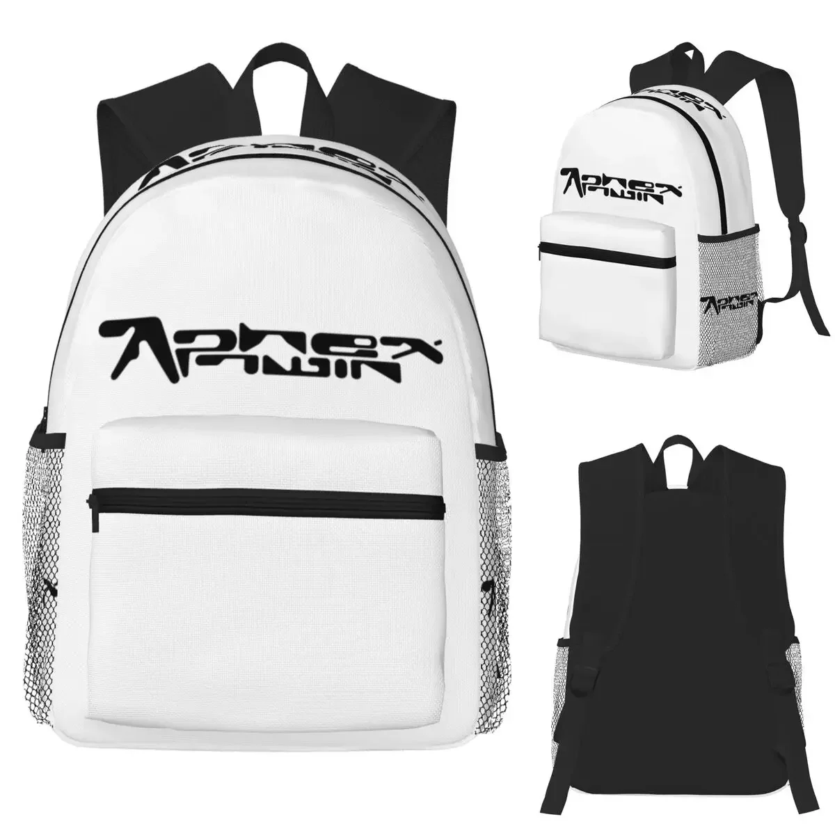 Aphex Twin Logo British Electronic Music Artist Student Backpack School Bag Hiking Daypack for Men Women Bookbag Shoulder Bags