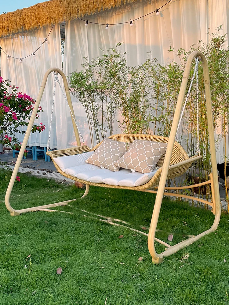 Hanging Chair, Courtyard Swinging, Outdoor Garden Double Hammock, Small Courtyard, Internet Famous Swinging Chair