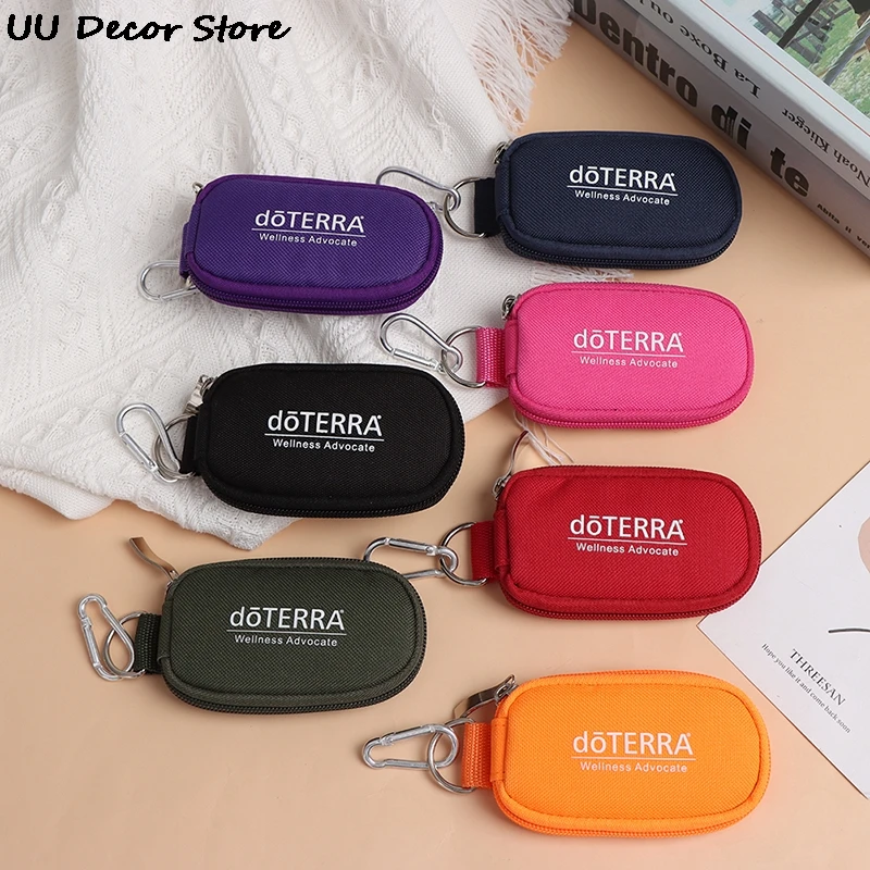 10 Bottles Essential Oil Storage Bag Carrying Portable Travel Holder Case 2ml Pouch Organizer Rangement Zipper Bag