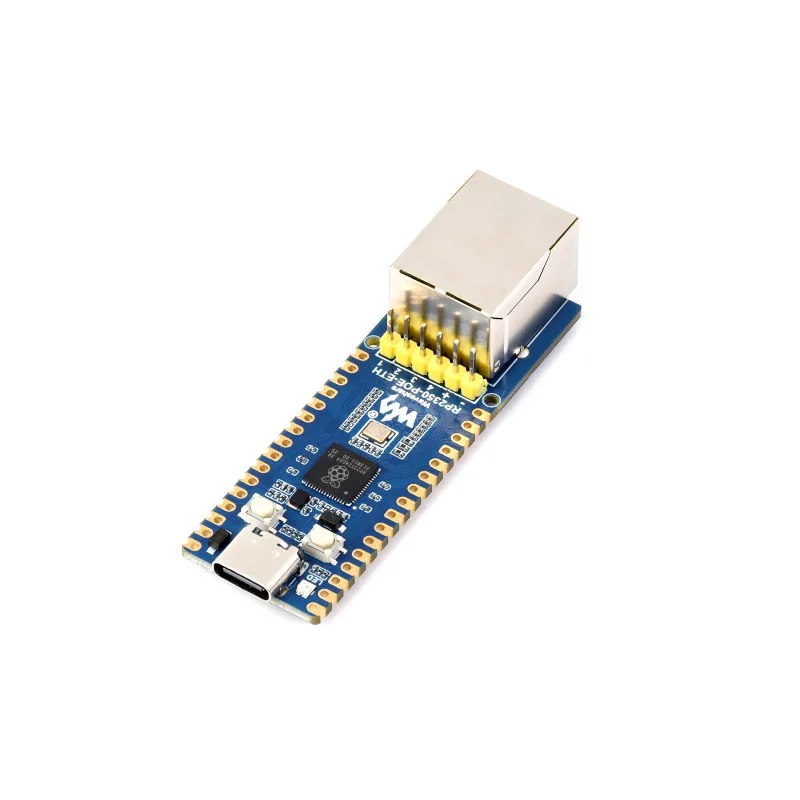 RP2350-POE-ETH Development Board, Dual-Core And Dual-Architecture, W6300 Ethernet Controller, Supports PoE Expansion Via A PoE M