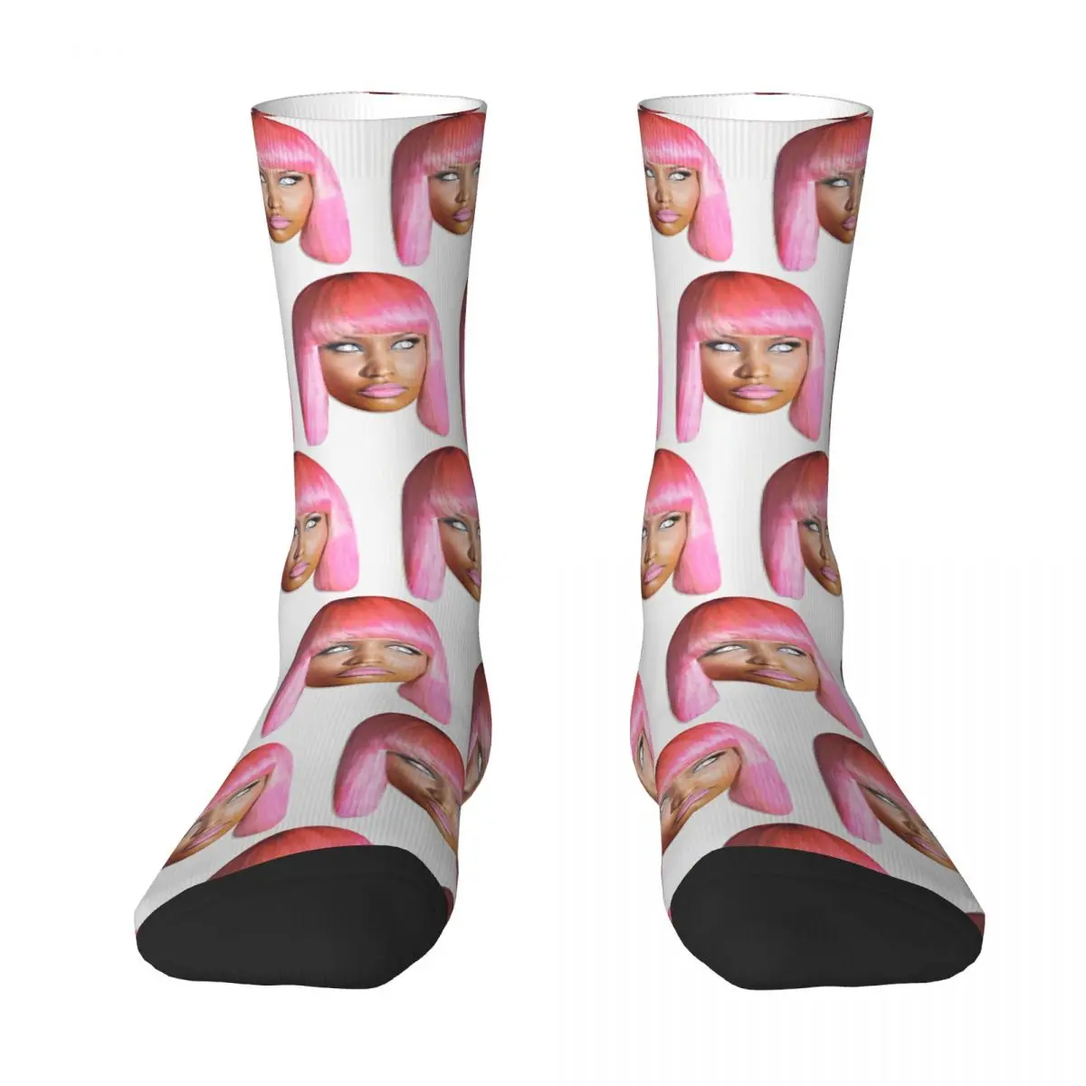 Nicki Minaj Stockings Men's rap Socks Quality Novelty Socks Autumn Outdoor Sports Anti Skid Design Socks Gift Idea