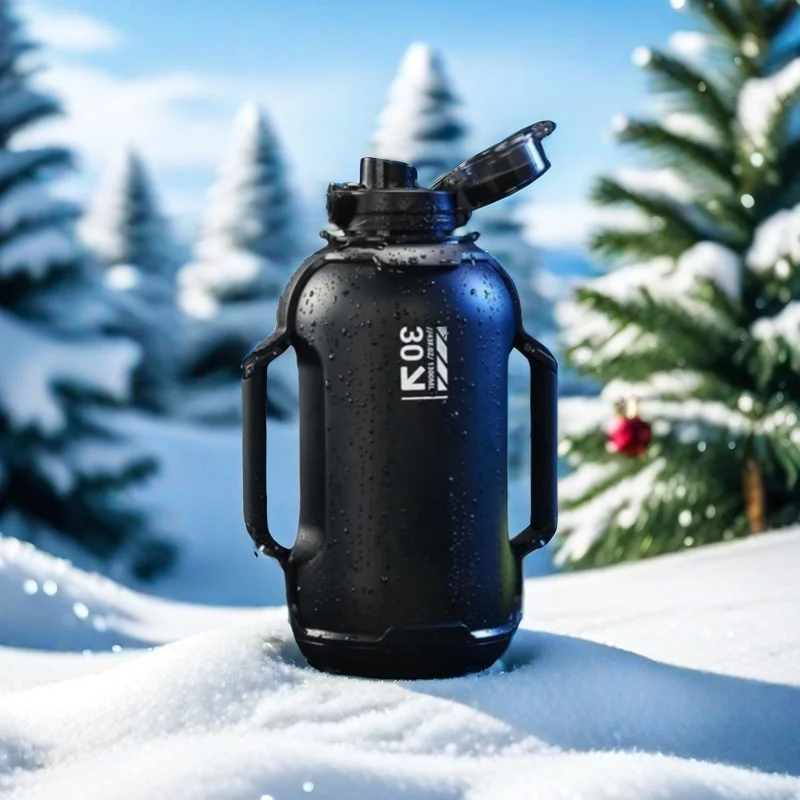 1.3L Outdoor Smart Water Drinker New Design Large Capacity Tritan Water Bottle Straw USB Charging Electronic Reminder Leak-proof