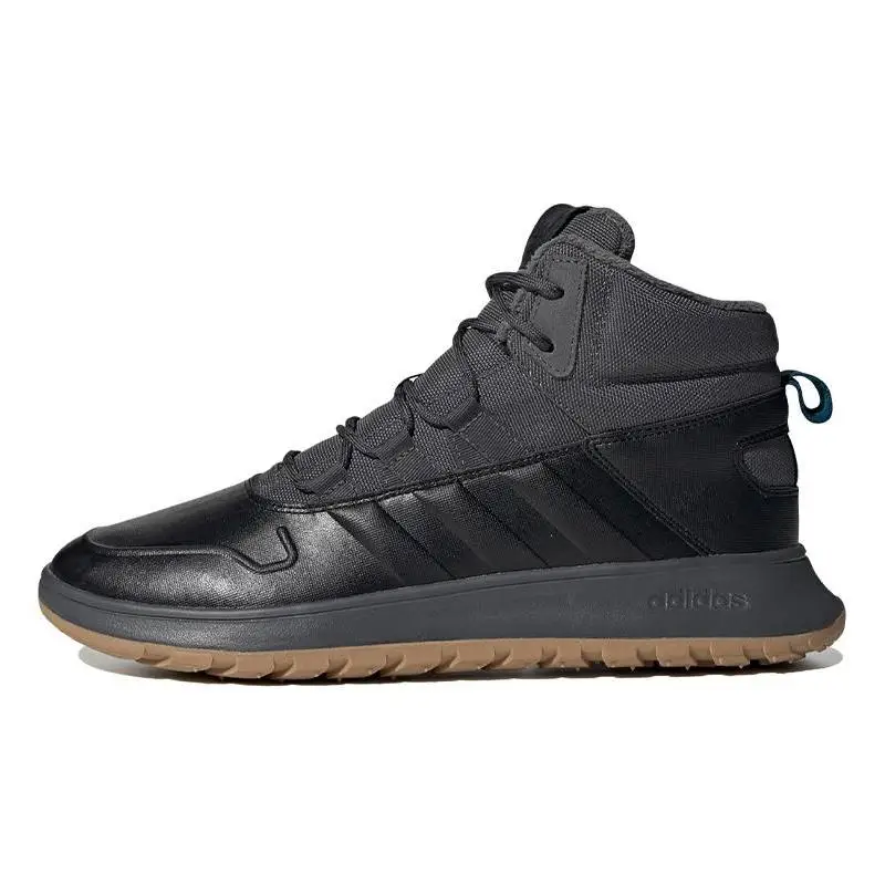 adidas neo Fusion Storm Vintage Basketball Shoes Men Mid-top Black Sneakers shoes EE9706