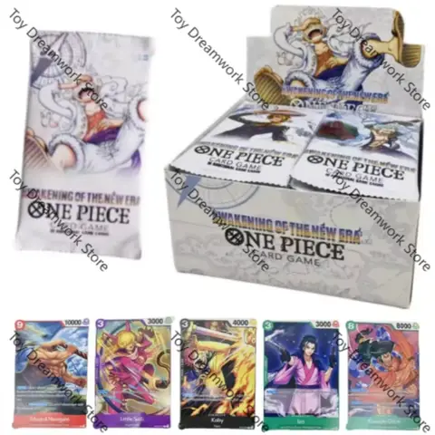 300 pièces/boîte une pièce Luffy Op05 série cartes anglais éveil de la nouvelle époque jeu de cartes à collectionner bataille Booster jouets recueillir cadeau