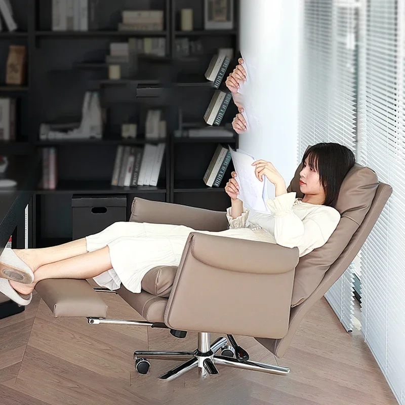 Mobile Rocking Rolling Office Chairs Floor Cushion Computer Comfort Office Chairs Siege Armrest Silla Ergonomica Furnitures