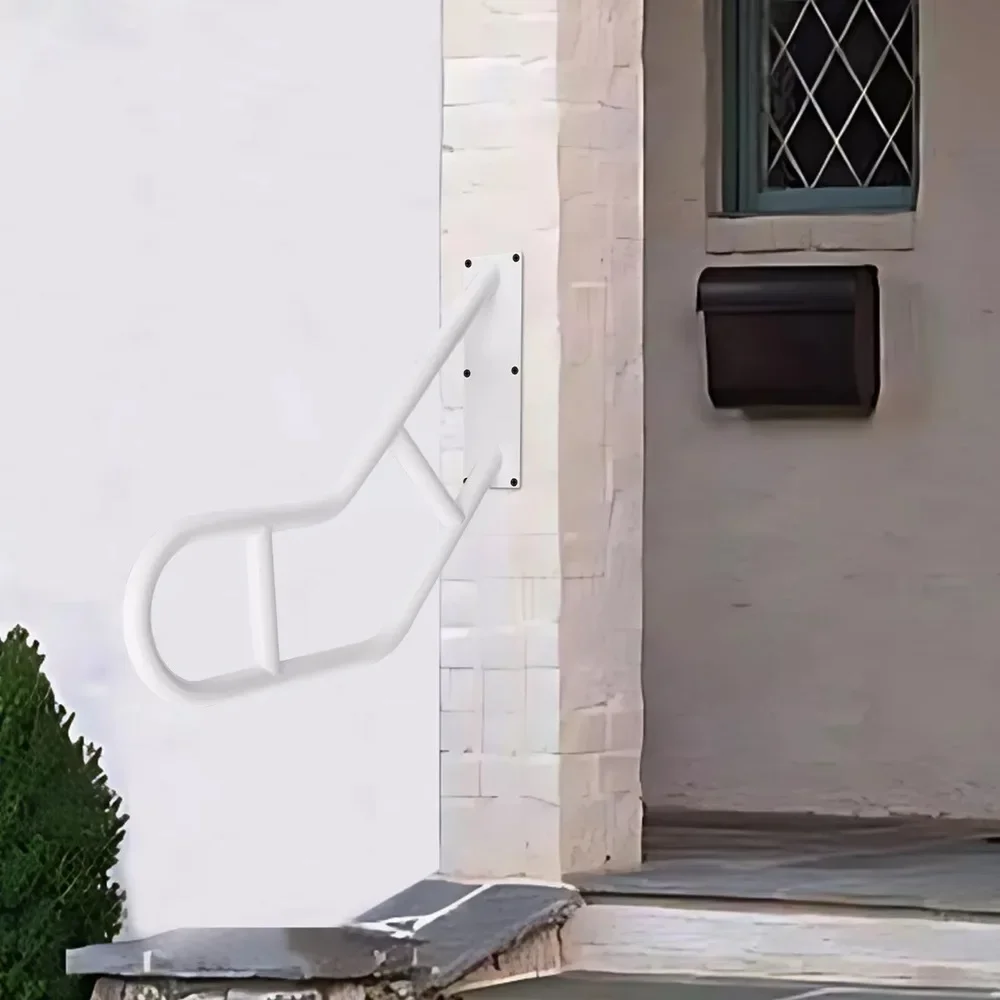 1pc U-shaped Handrail Railing for 1-2 Steps Wall Mount Step Hand Rail Grab Bar