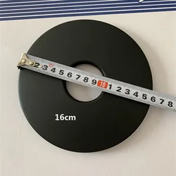 MTTUZK Solid Brass Wall Mounted Shower Faucet Assembly Parts Shower Faucet Panel 16CM Circular Panel