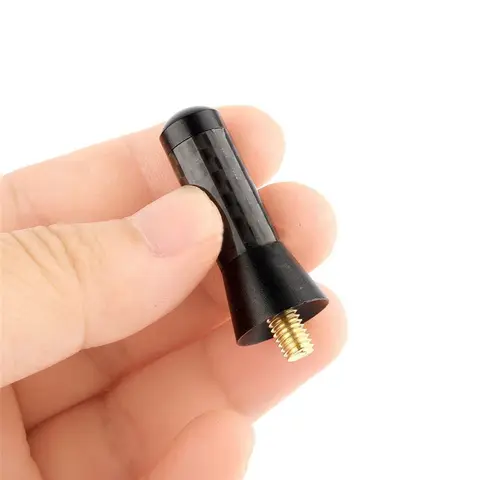 3.5cm Mini Car Short Carbon Radio Aerial Antenna For Renault koleos Twingo Scenic Megane Fluence Latitude Clio 1/2/3/4 Roof