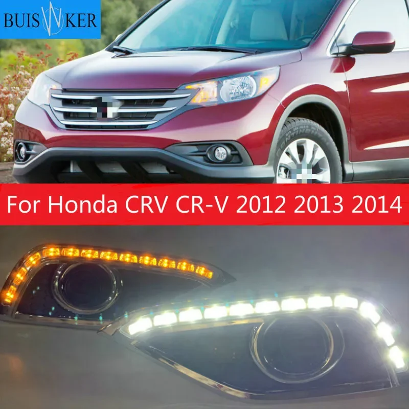 

LED DRL Daytime Running Light Daylight Turn Signal Lamp Car Styling for Honda CRV CR-V 2012 2013 2014