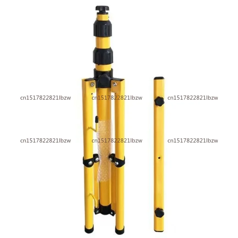 Floodlight Telescopic Tripod Iron Light Stand, Stall Night Market Camping Construction Emergency Repair Mobile Work Light