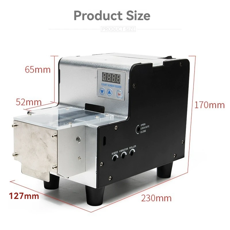 عداد حلزوني أوتوماتيكي بالكامل SF-530S عداد حلزوني مع عداد حلزوني صاروخ 1.0-5.0 ترتيب المسار القابل للتعديل العد Scr #4