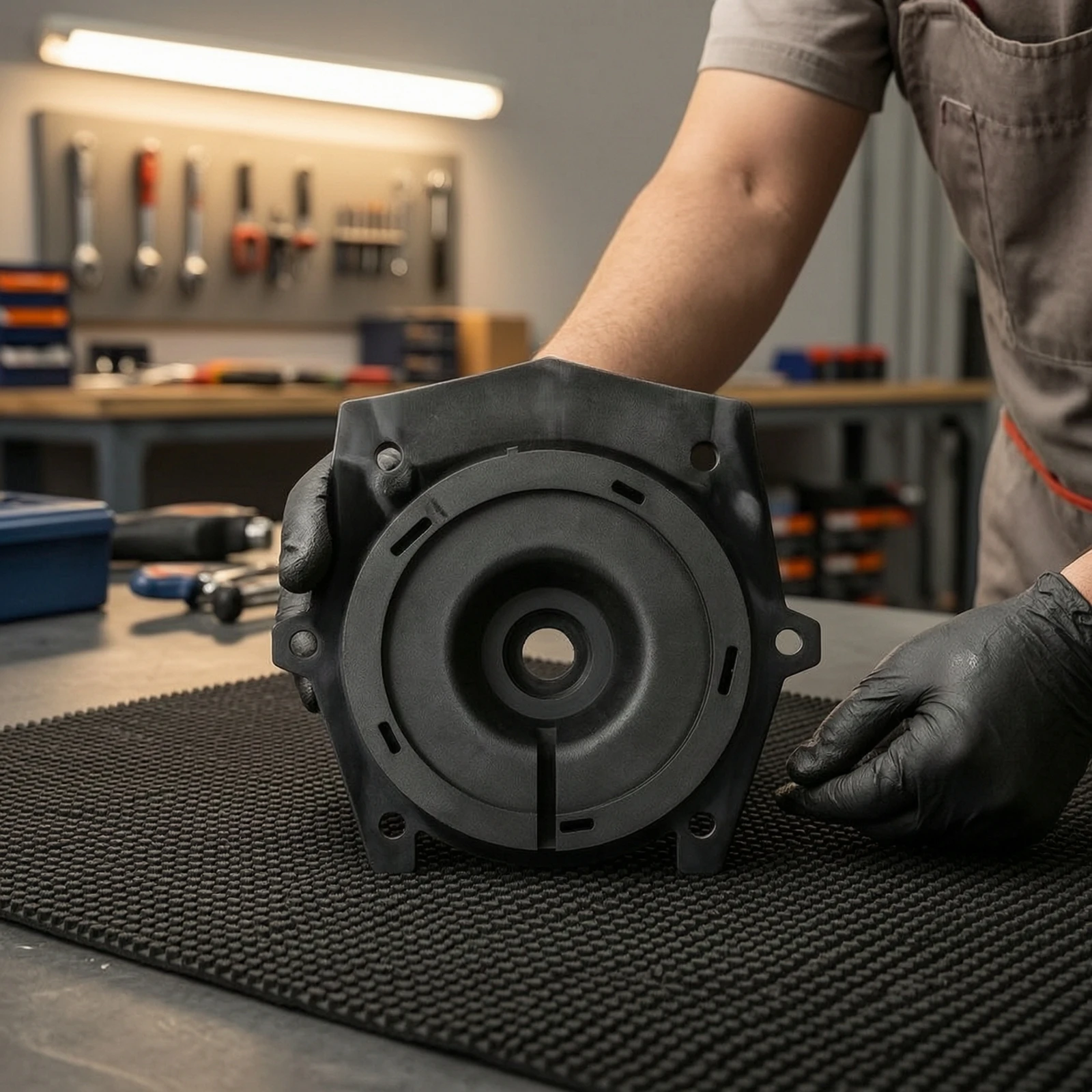 Motor Mounting Plate Rigid Pump Seal Plate High-Strength Slimline for Repair Technicians, Equipment Restoration