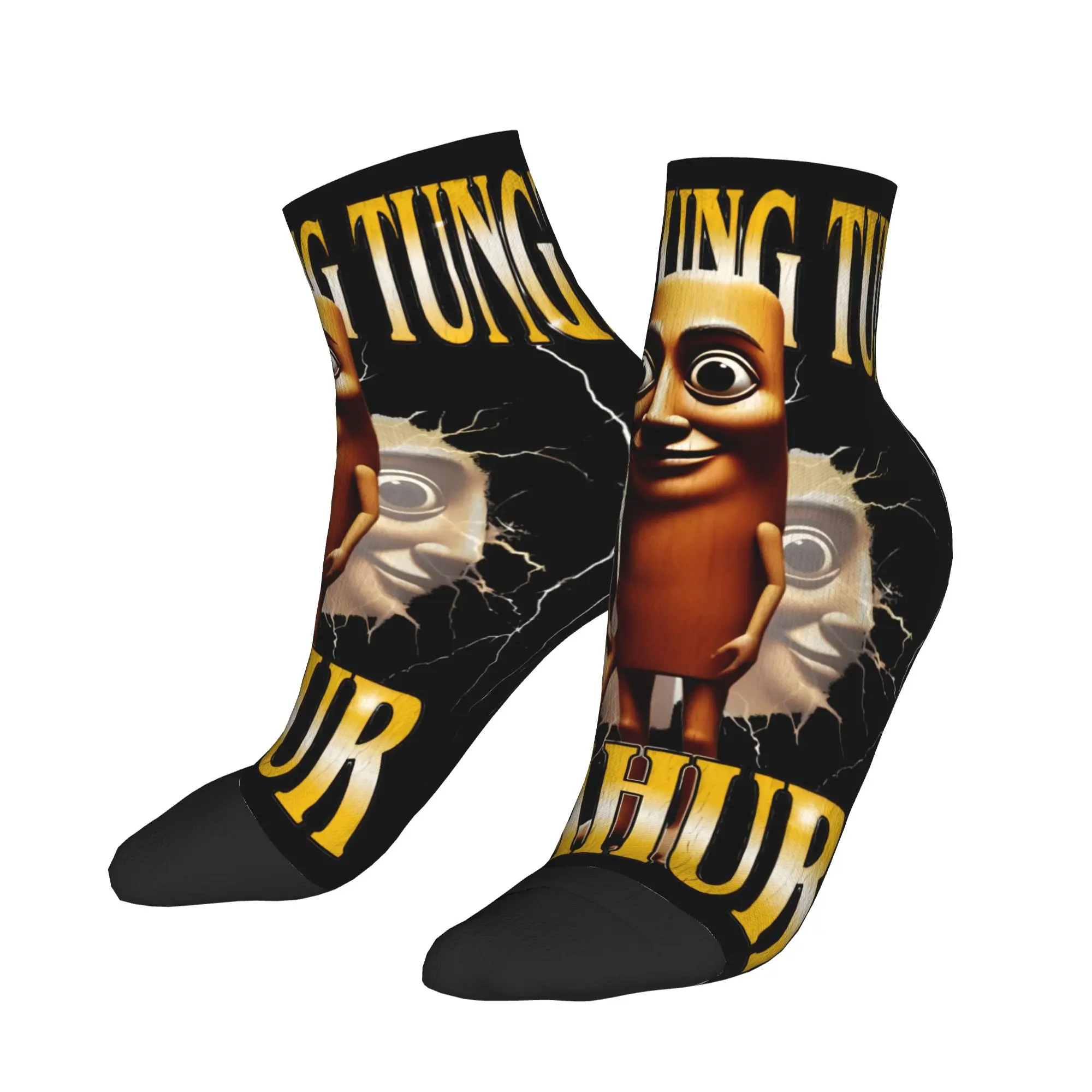 

Ankle Socks For Adults Men Funny Meme Tung Tung Tung Sahur Casual Socks Graphic Anti Slip Soft Spring Gothic Outdoor Sports Sock