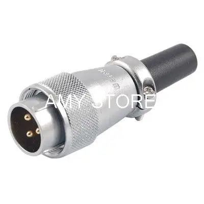 AC 500V 25A Cable Coupler 3 Pins Aviation Air Connector Plug
