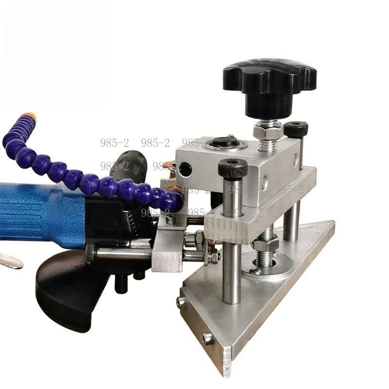 Manual Glass Edging Machine, Glass and Stone Edging Tool, Pneumatic Chamfering Equipment
