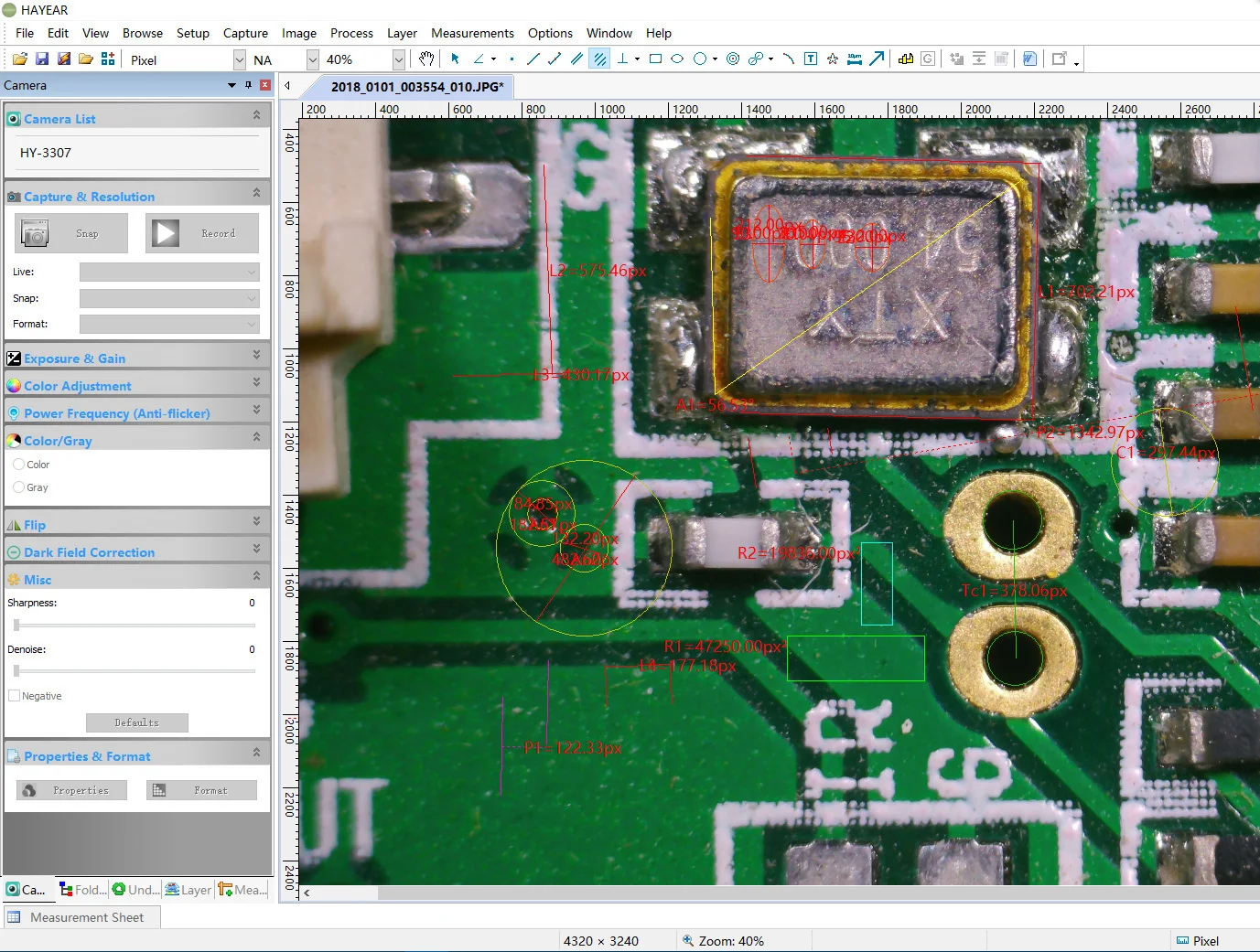 48MP 2K FHD 60FPS microscopio digitale 150X C-Mount HDMI USB microscopio elettronico industriale fotocamera per saldatura riparazione telefono