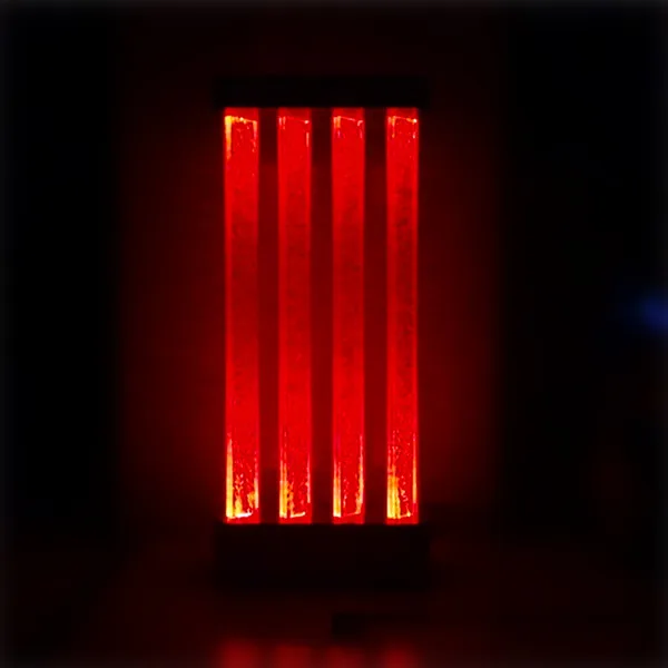 Customization.Wedding Party Decoration and Acrylic square Water Bubble Tube Led Changing Color Intelligent Water Curtain Wall