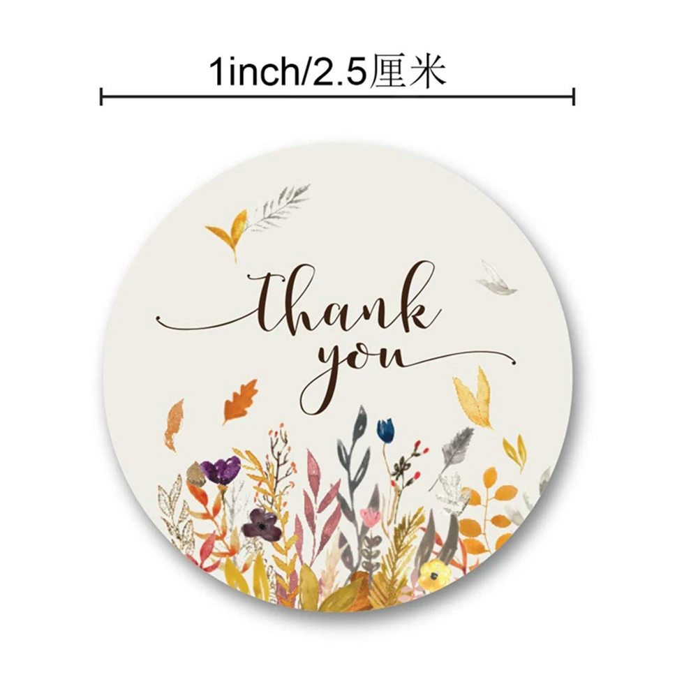 500pcs Thank You Stickers 1