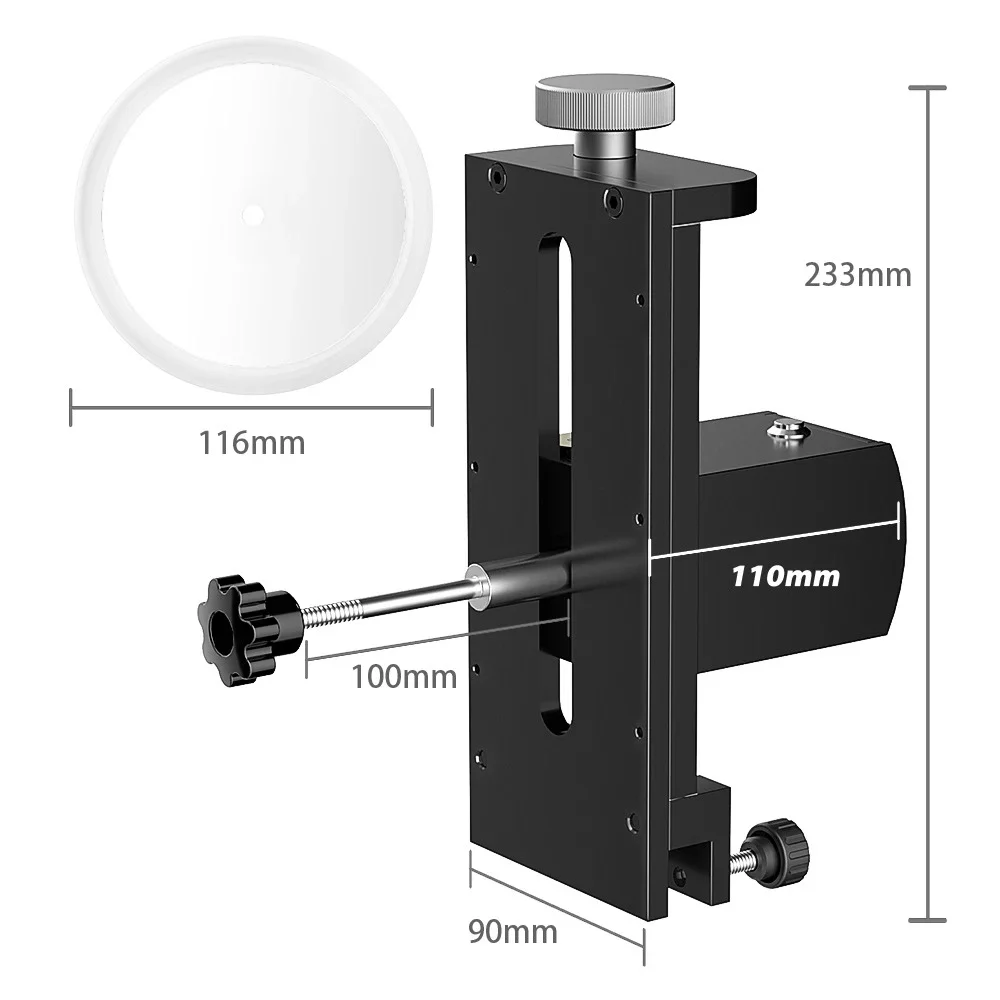 Universal Commercial Disc Maintenance Record Stand Record Maintenance Adjustable Stand LP Vinyl Record Cleaner