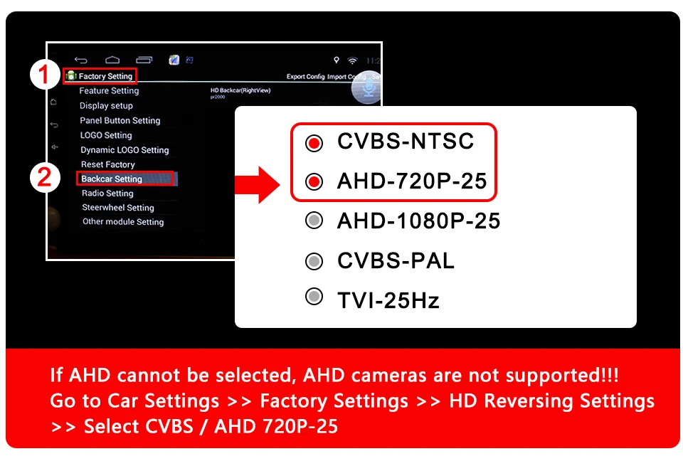 4K AHD 1920*1080P Auto Zurück Hinten Kamera Für VW Passat CC B6 B7 Polo Skoda Octavia Tiguan Audi A4 B8 Q3 Q5 A5 A8 S5 A3 A6 C7 A7 A1 – Detail 4