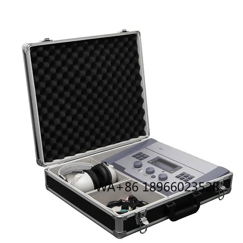 

Diagnostic Audiometer Economical Medical Clinical Hearing Test Unit AM 33 Audiometer Portable Pure Sound Bone Conductor