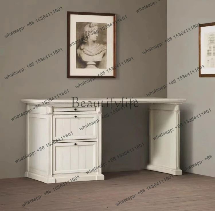 

Компьютерный стол в американском стиле для учебы, офиса и работы, с местом для хранения