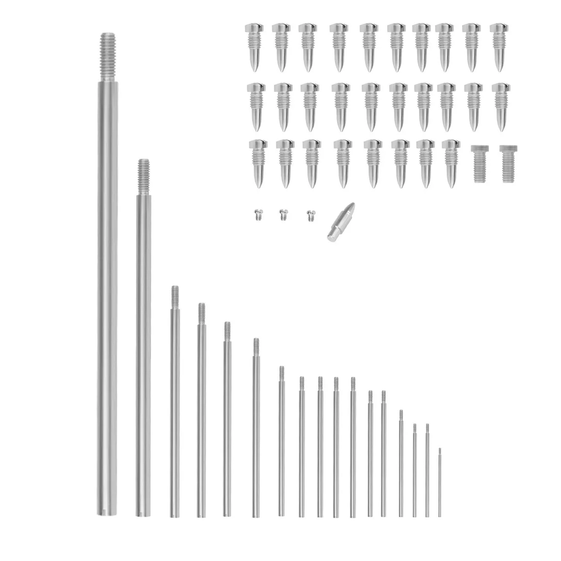 W14 Baritone Saxophone Repair Kit 17 Thread Rods 33 Screws 1 Taper Pin Musical Instrument Maintenance Accessory Aesthetic