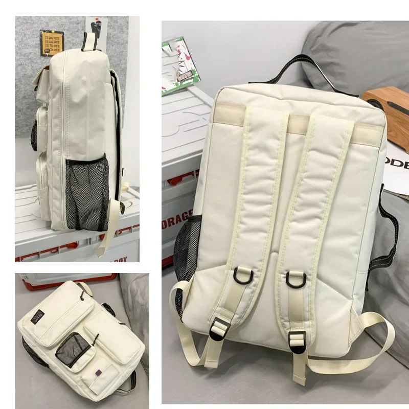 Mężczyźni kobiety plecak podróżny torba na laptopa o dużej pojemności tornister na co dzień z wieloma kieszeniami nylonowe plecaki szkolne dla kobiet studenckich