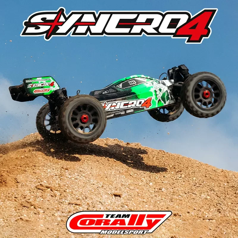 Team Corally SYNCRO4 1/8 RC Car 4S Brushless High Speed 4WD Off-road Climbing Crawler Vehicle Electric Remote Control Model Toy