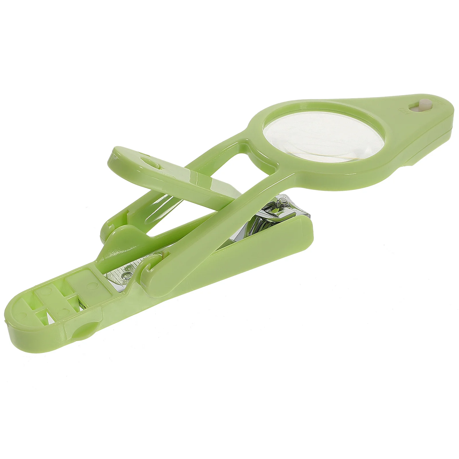 ماكينة تشذيب أظافر الأطفال حديثي الولادة مع عدسة مكبرة بإضاءة LED، ماكينة قص أظافر مدمجة آمنة وسهلة الاستخدام للرضع والأطفال الصغار والكبار #1