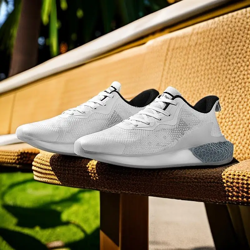 

Summer New Fashion Breathable Men's Shoes Fashion Cushioned Running and Sports Trendy Shoes