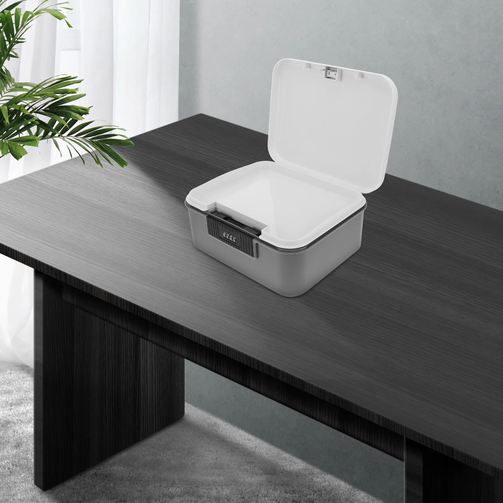 secure-locking-storage-box-heavy-duty-plastic-organizer-with-code-lock-for-home-office-bedroom-file-storage-and-personal