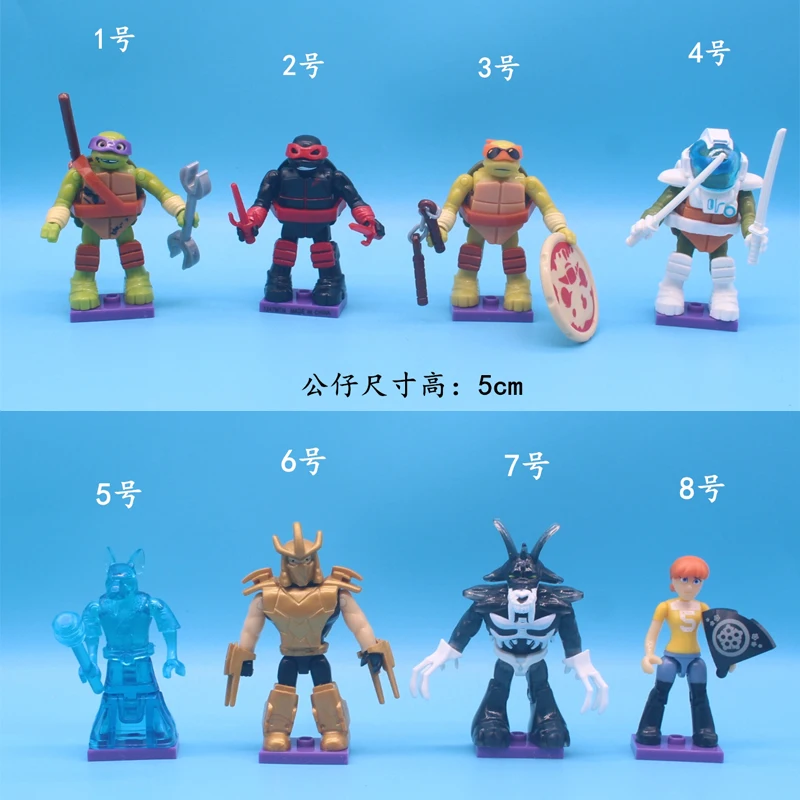 Original Anime Figure Teenages Mutants Ninjas Turtles Blind Box Surprise Bag Ornaments Collection Model Children Toys Gift