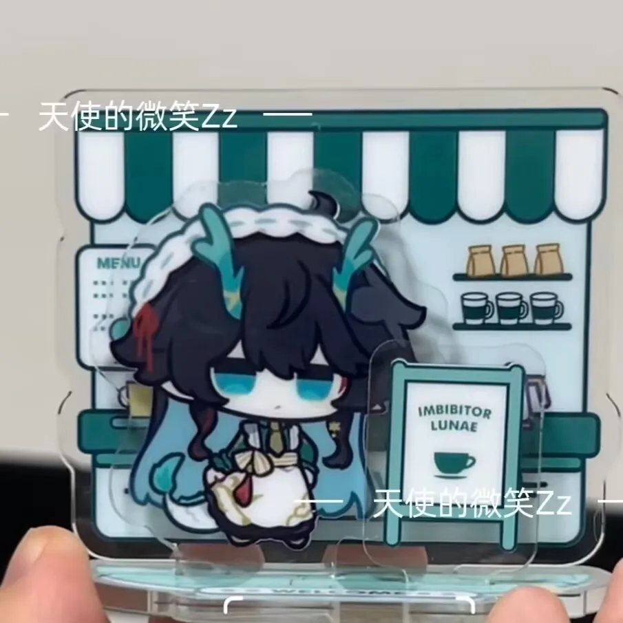 انهيار: سكة حديد ستار دوم، مستوى المظهر العالي 'دان هنغ. "Yinyue Kafka" زخرفة طاولة واقفة من الأكريليك للأصدقاء.