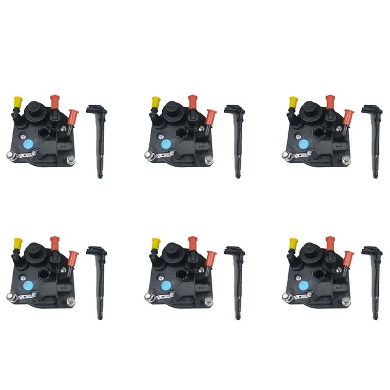 Compact 6X 9809757980 Fuel Filter Head With Center Tube 9672320980 For Citroen Berlingo C3 C4 C5 207 208 308 2008-2015