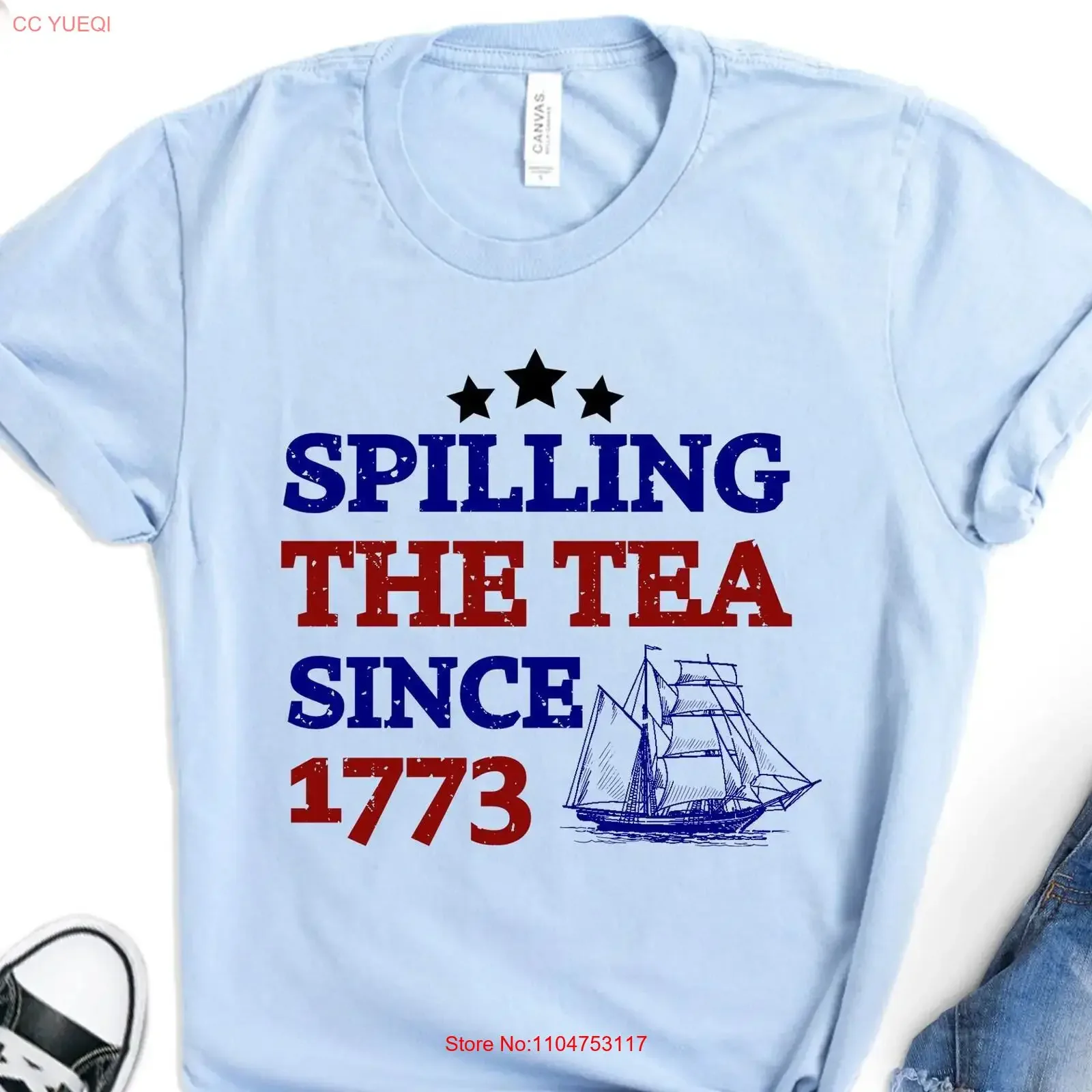 Spilling The Tea Since 1773 T shirt History Teacher Funny Appreciation Patriotic vintage Washed Soft Slightly graphic fashion